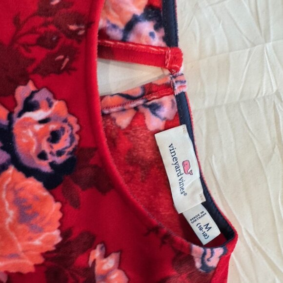 Girls Vineyard Vines Velvet Pattern Dress NEW WITH TAGS - Picture 4 of 6